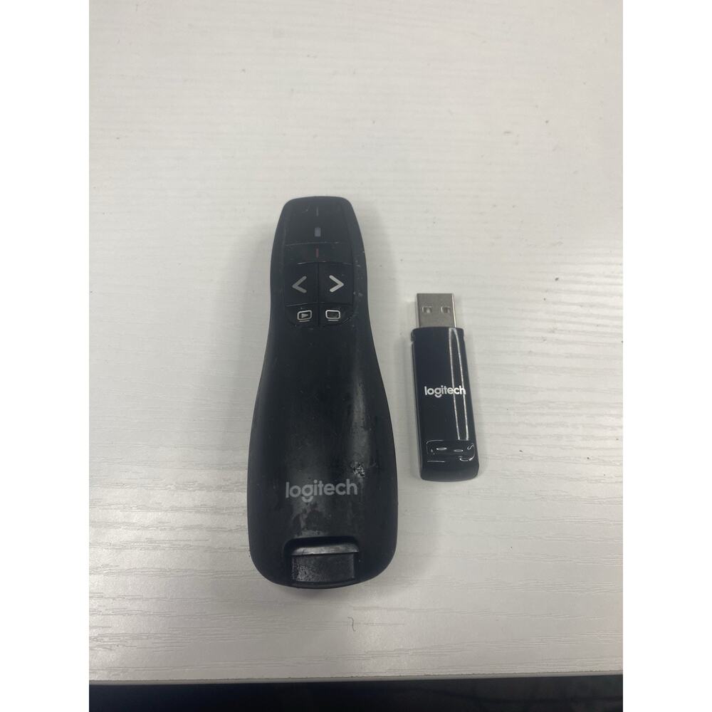 Logitech R400 Laser Presentation Remote - Black Tested Works
